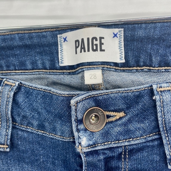 PAIGE Verdugo Ankle Skinny Soft Denim Blue Jeans 28 - Picture 7 of 10